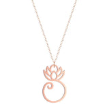 Lotus Pendant Necklace