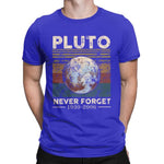 Never Forget Pluto Vintage Retro T-Shirts