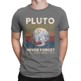 Never Forget Pluto Vintage Retro T-Shirts