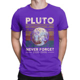 Never Forget Pluto Vintage Retro T-Shirts